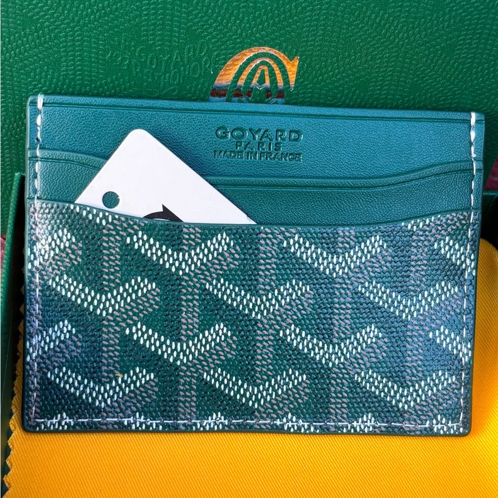 Goyard Saint Sulpice Card Holder in Green